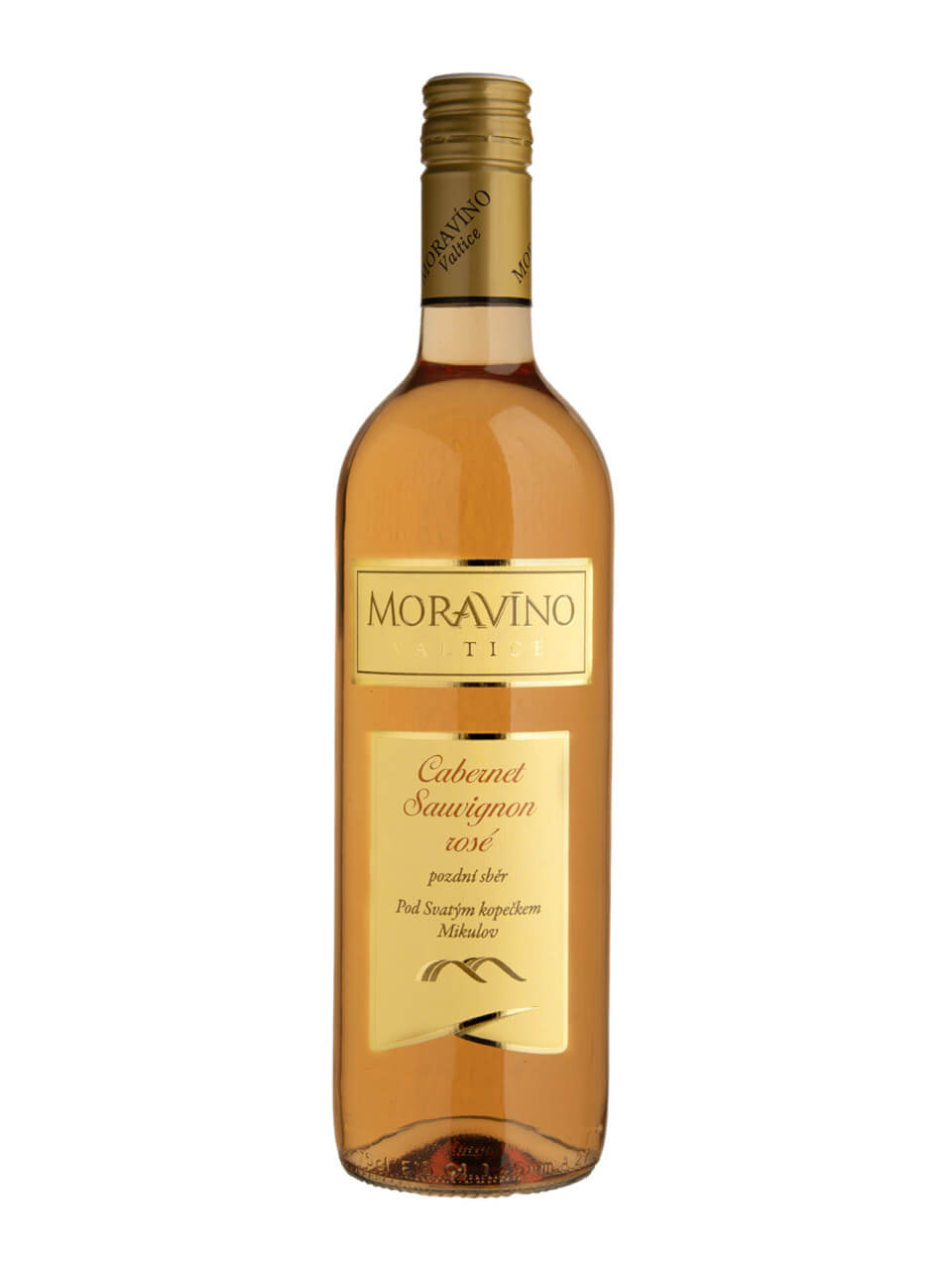 Cabernet Sauvignon rosé 2019, pozdní sběr, Moravíno